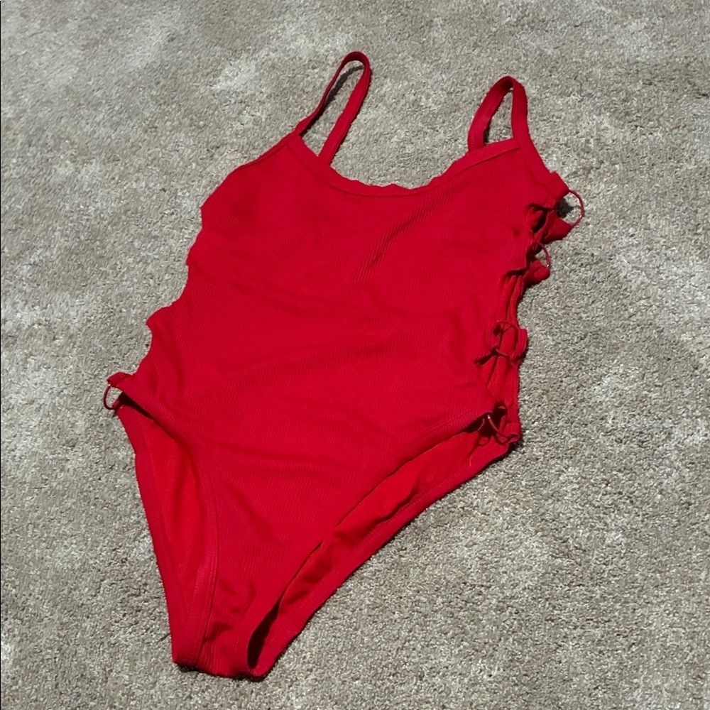 No Boundaries Vibrant Red One Piece